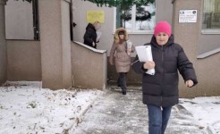 Тренировочная пожарная эвакуация