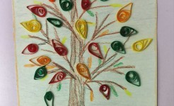 Осенняя сказка в технике квиллинг