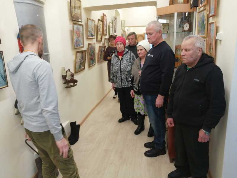 Посещение выставки «Новогодний  винтаж»