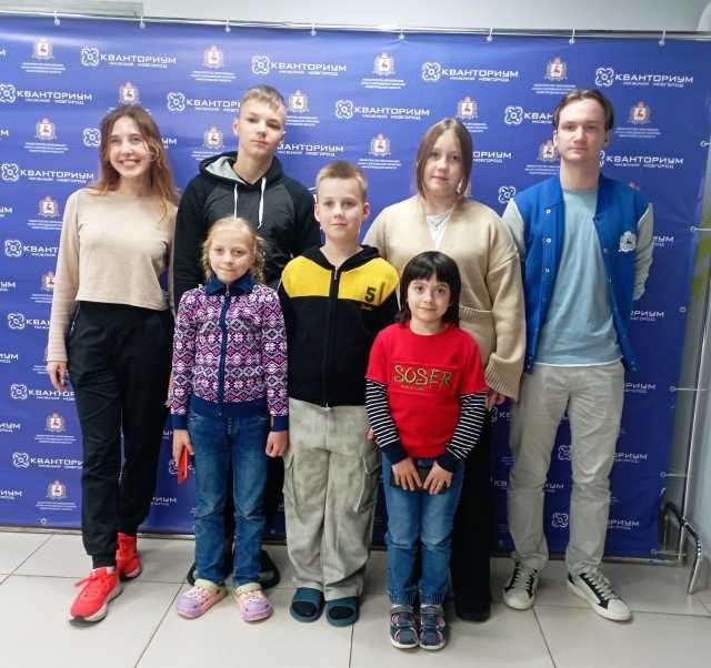 Детский технопарк «Кванториум» Нижний Новгород посетили ребята из ГБУ «ОСРЦН «Бригантина»!