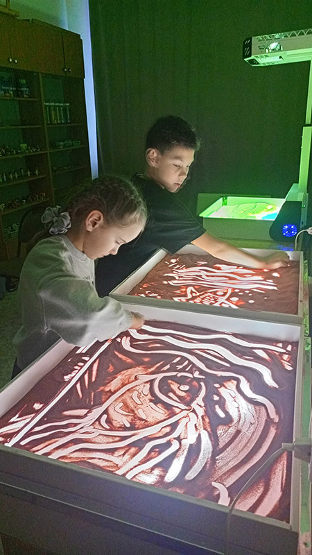 Магия песка и света