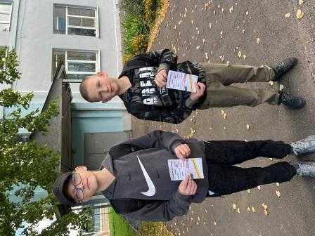 Уличная акция «Не сломай свою судьбу» с раздачей информационных флаеров