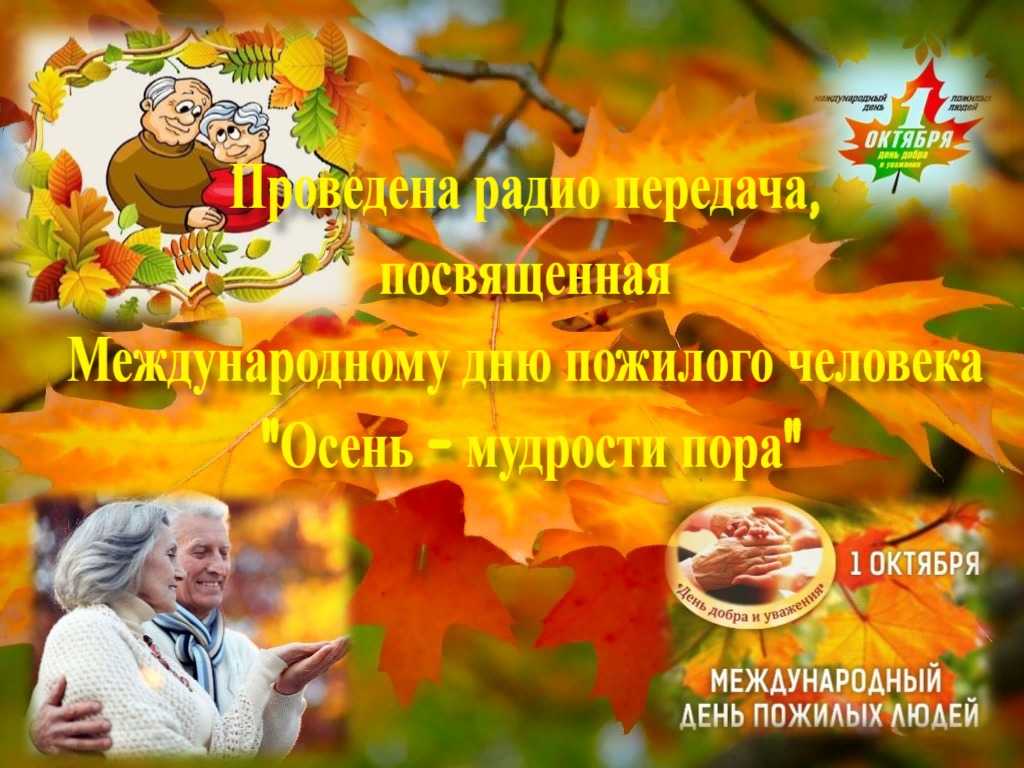 Проведена радио передача посвященная Международному дню пожилого человека 