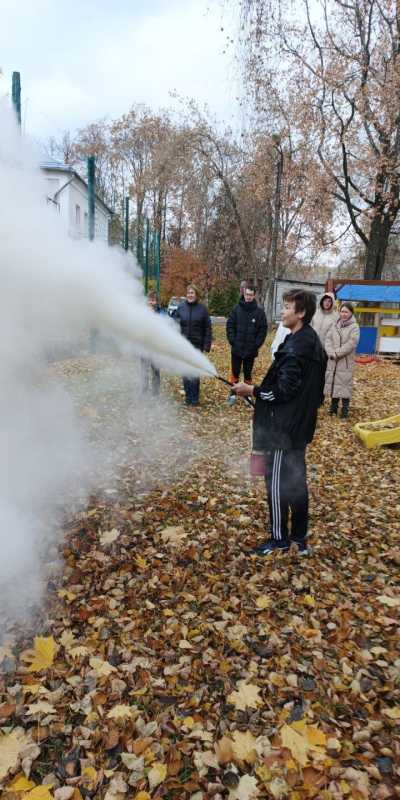 Тренировка по эвакуации в случае возникновения пожара