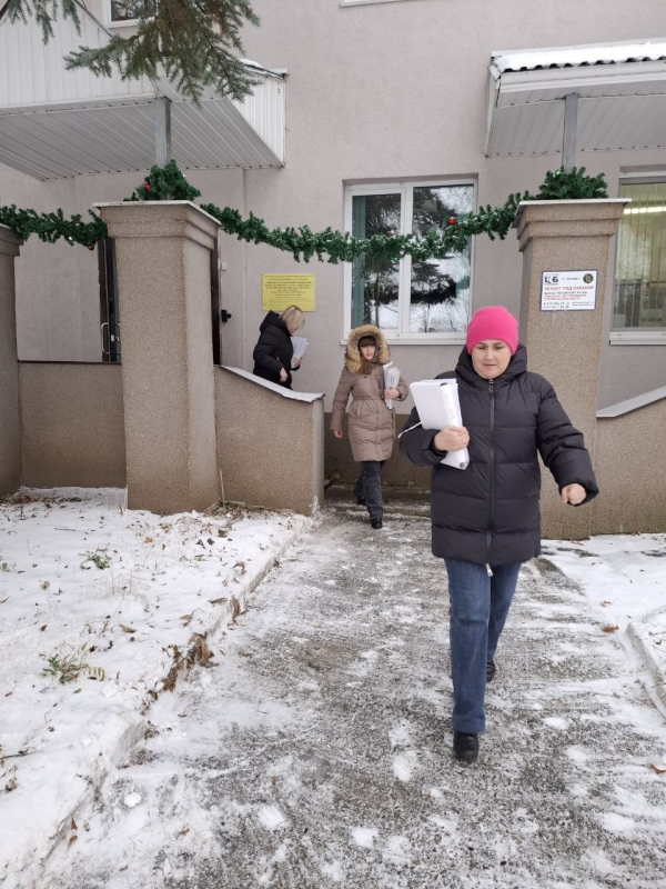 Тренировочная пожарная эвакуация