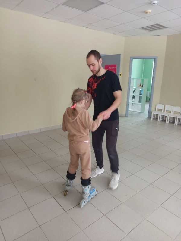 Занятия на роликах в дневном отделении