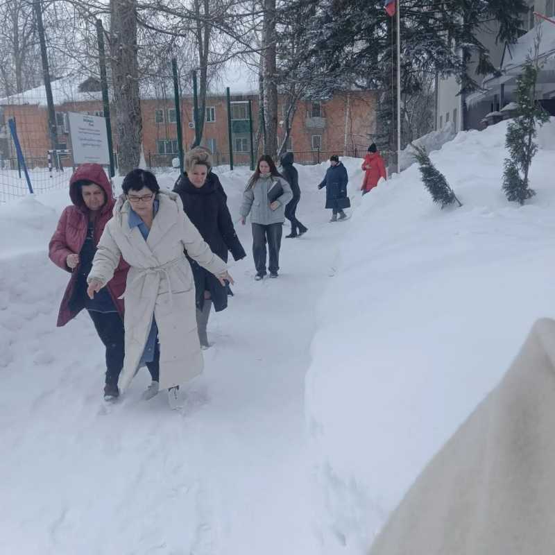 Тренировка по эвакуации в случае возникновения пожара