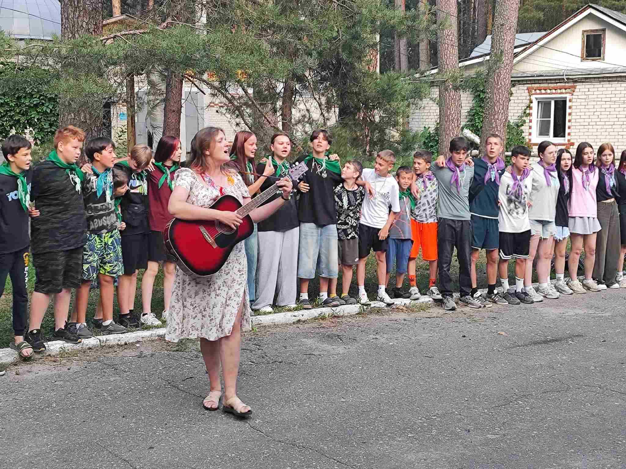 Огонёк смены 3 летней смены, июль 2025