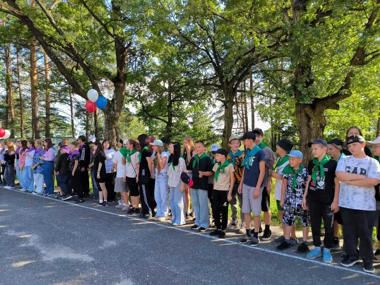 8 августа на нашей площадке прошла торжественная линейка открытия смены. 