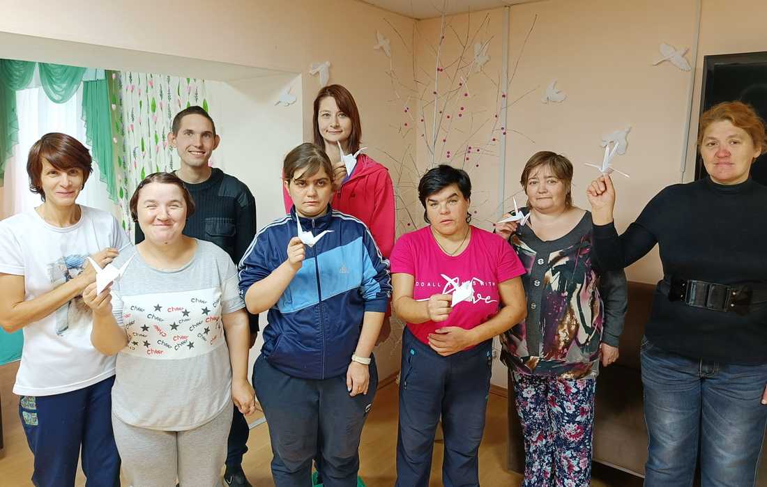 Мастер-класс по изготовлению журавликов.