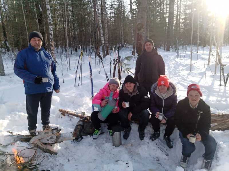 ⛷Лыжная прогулка в лесу