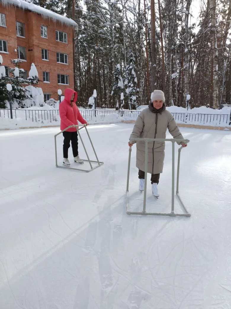 Зимний каток в пансионате