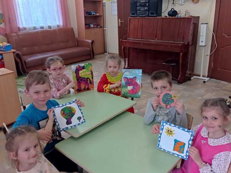 Рисование пластилином