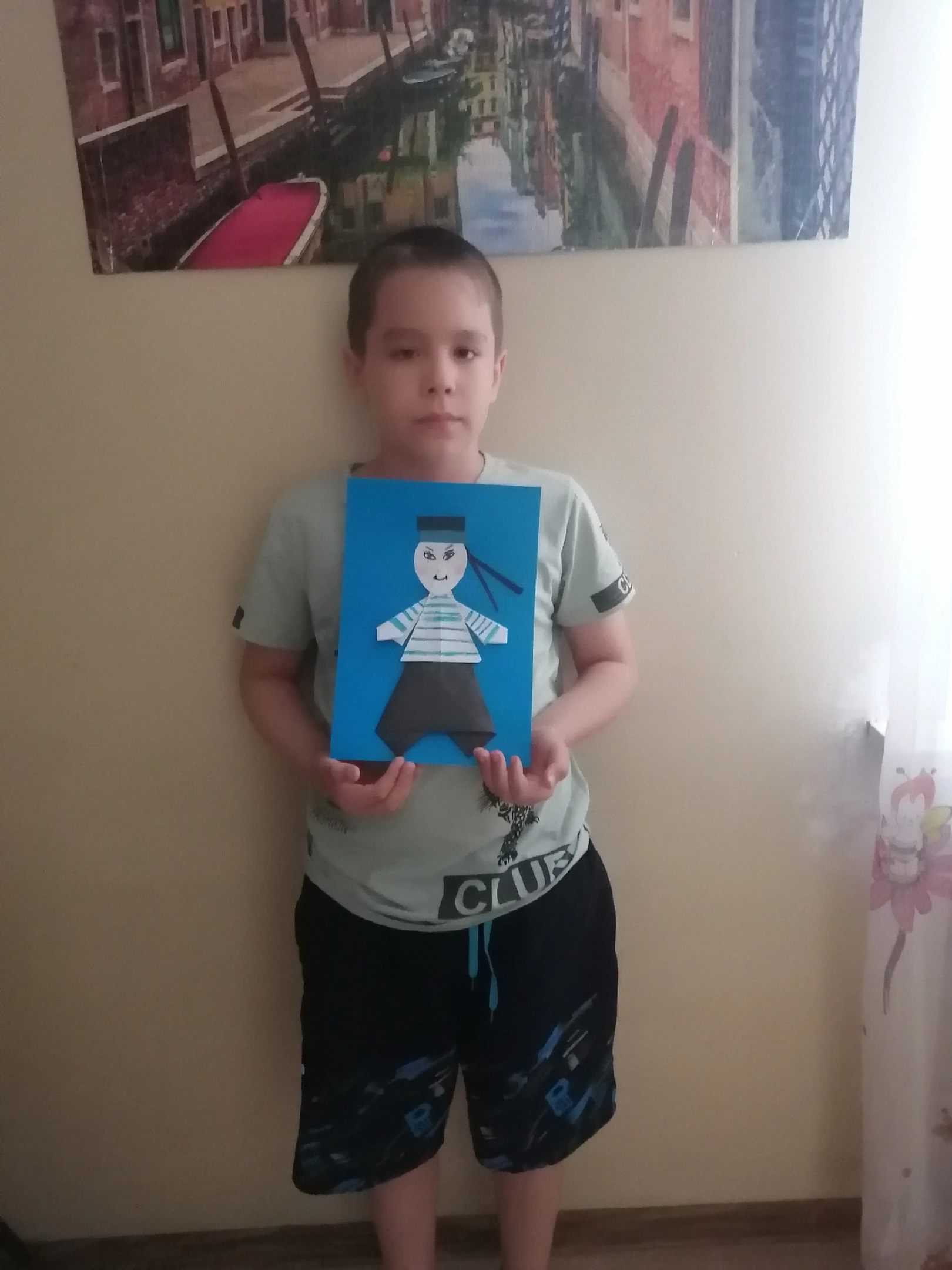 Аппликация морячок