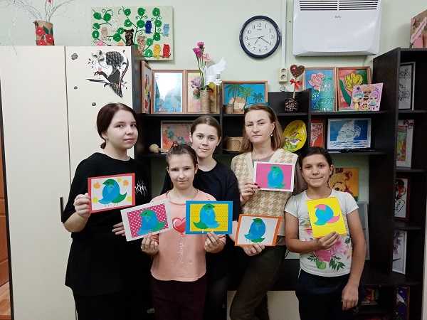 Открытка для мамы