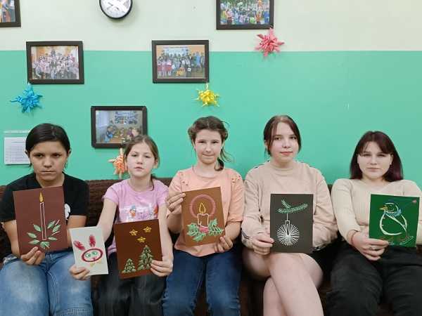 Открытки в технике изонить