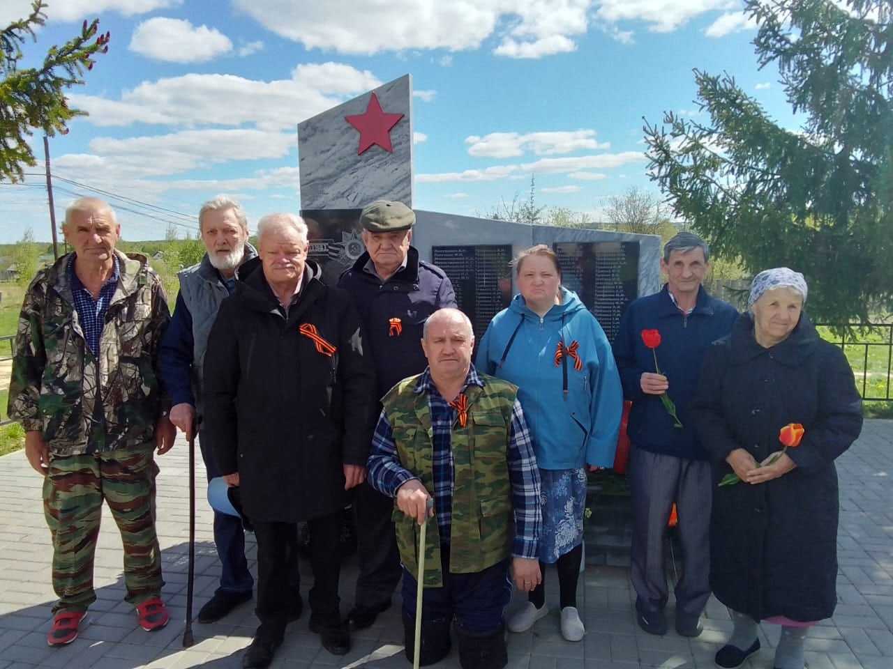 Возложение венка к памятнику  погибшим войнам