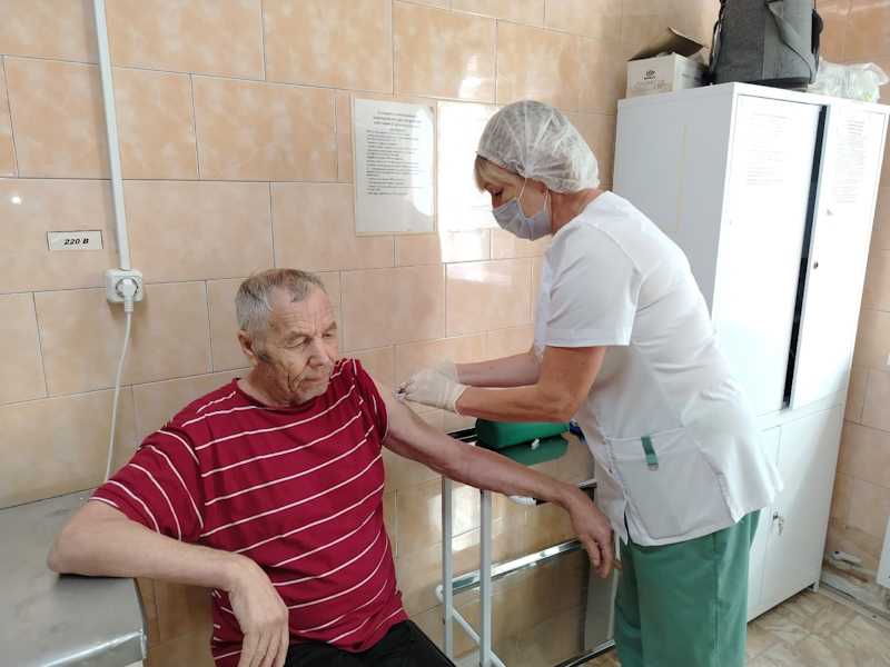 Вакцинация от гриппа в Тоншаевском доме-интернате‼