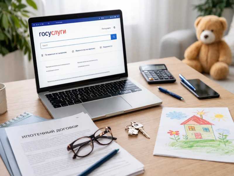  Справка о выплате ипотечных 450 000 для многодетных стала доступна на «Госуслугах»