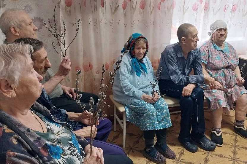 Тёплые моменты Вербного воскресенья.