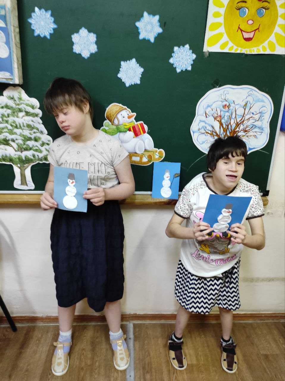 Весёлый снеговик.  