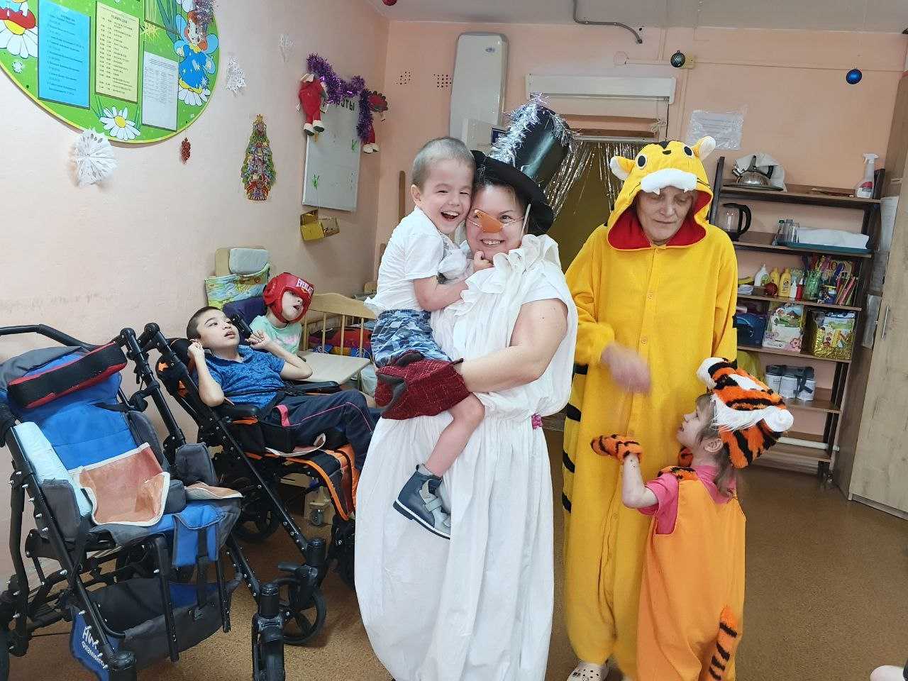 Новогодние гости.